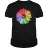 Love is love t-shirt love daisy lgbt rainbow shirt gay