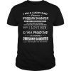 Lucky dad have a stubborn daughter was born in November Tee
