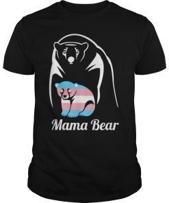 Mama Bear Transgender T-Shirt LGBT Trans Pride Gift
