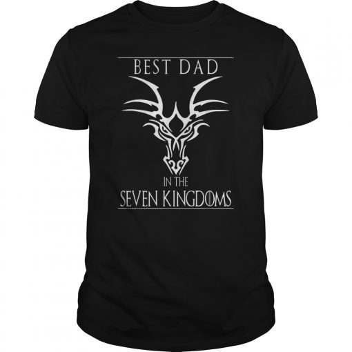 Mens Best Dad In The Seven Kingdoms Fathers Day T-Shirt