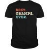 Mens Best Gramps Ever T-shirt Vintage Retro Father's Day Gift