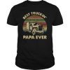 Mens Best Truckin' Papa Ever T-Shirt Gift On Fathers Day