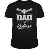 Mens Dad of Ballers Shirts Funny Baseball Softball Gift from Son T-Shirts