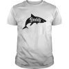 Mens Daddy Shark Tshirt Cute Funny Family Ocean Beach Summer Vacation Tee for Guys