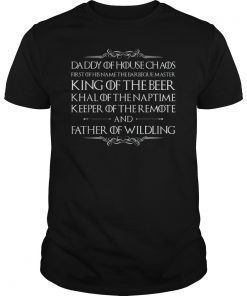 Mens Fathers Day Funny Gift T Shirt Father Of Wildling Men Women