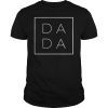 Mens Fathers Day Gift For Dad Dada Square T-Shirt