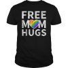 Mens Free Mom Hugs Cute Mom LGBT Gay Pride Rainbow T-Shirt