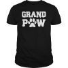 Mens Funny Dog Shirt Grand Paw Doggy Puppy Lover Grandpa Vintage T-Shirt