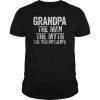 Mens Grandpa The Man The Myth The Bad Influence T-Shirt T-Shirts