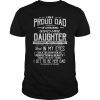 Mens I am a Proud Dad of a Freaking Tshirt Fathers day Gifts