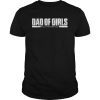 Mens Men Funny Fathers Day Gift Dad of Girls Outnumbered T-Shirt