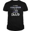 Mens My Favorite Police Officer Calls Me Dad Father's Day T-Shirt