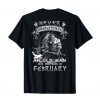 Mens Never Underestimate An Old Man Who Was Born In February TShirt