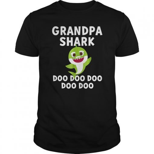 Mens Pinkfong Grandpa Shark Official T-shirt