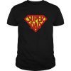 Mens Super Dad Superhero Daddy Hero Dad Funny Dad Humor Shirts