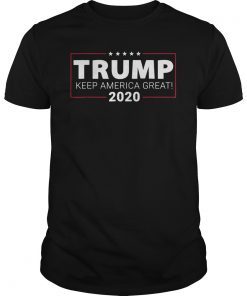 Mens Trump 2020 Keep America Great Patriotic Shirt