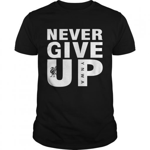 Mohamed Salah Never give up FC Liverpool shirt