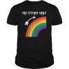 My Other Half Rainbow Gay Teen & Lesbian Couple Shirts Gift