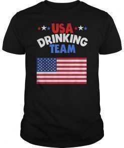 Official USA Drinking Team T-Shirt For American Party People