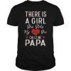 Papa Gifts Shirts from Granddaughter She Stole My Heart Tee T-Shirt