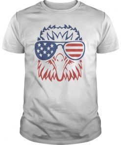 Patriotic Eagle T-Shirt 4th of July USA American Flag Tshirt