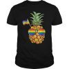 Pineapple LGBT Rainbow Flag Sunglasses Gay Pride T-shirt