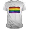 Pride Month LGBT 2019 shirt Kiss Whoever Tshirt LGBT Flag