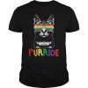 Purride T-Shirt LGBT Gay Pride Cat Lover Kitty