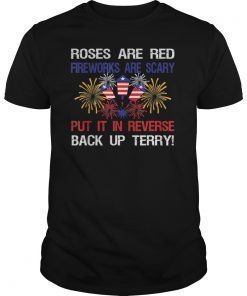 Put It In Reverse Back Up Terry Fireworks 4th of July Shirt