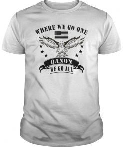 Q Anon T-shirt WWG1WGA American Flag Eagle Patriotic