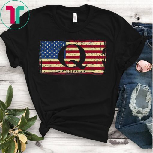 QAnon WWG1WGA Q Anon Shirt Great Awakening MAGA USA Tee Shirt