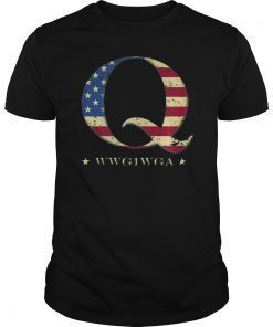 QAnon WWG1WGA Q Anon T-Shirt Great Awakening MAGA USA Tee