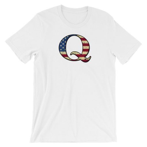 QAnon WWG1WGA Q Anon T-Shirt Trending American Political Great Awakening Tee Short-Sleeve Unisex T-Shirt