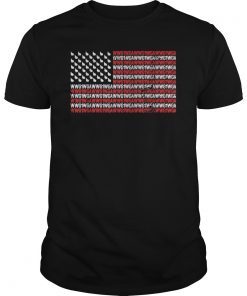 Qanon Patriotic Flag Shirt Where We Go One Q anon T Shirt