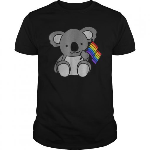 Rainbow Flag Koala - Cute Gay Pride LGBT Shirt