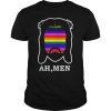 Rainbow Jesus Christ LGBT Lesbian Gay Pride Parade Catholic T-Shirt