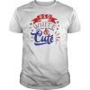 Red White And Cute Proud American Patriotic T-Shirt