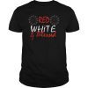 Red White & Blessed-4th Of July USA Independence day Patriot T-Shirts