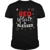 Red White & Blessed Firework Shirt 4th of July America Flag