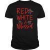 Red White & Blessed Shirt 4th of July Cute Patriotic America