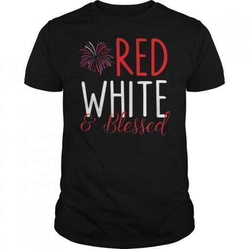 Red White & Blessed T-shirts