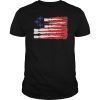 Red White Blue Air Force Flyover 4th of July Gift T-Shirt