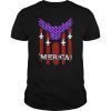 Red White Blue Air Force Flyover 4th of July Gift T-Shirts
