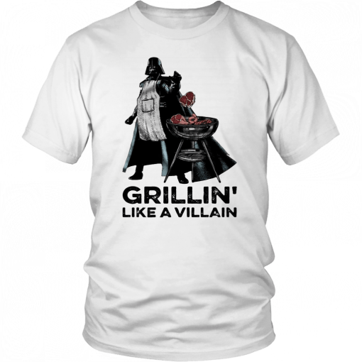 STAR WARS DARTH VADER GRILLIN LIKE A VILLAIN SHIRT