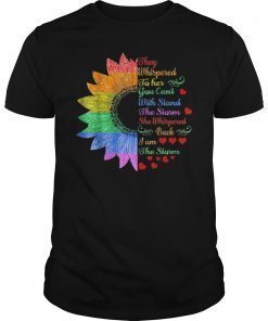 She Whispered Back I Am The Storm Sunflower Tee Shirt
