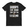 Shirt for Gramps Custom Gramps Personalized Gramps Shirt Father's Day Gramps Shirt Gramps TShirt Man Myth Legend Christmas Gramps