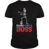 Skeleton soccer Floss Dance 4th of July American T-shirts