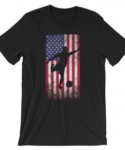 Soccer Flag Shirt - Soccer Shirt for Soccer - Soccer Gift for Soccer - Soccer Gift Idea - USA Flag Soccer Shirt - American Flag Soccer Shirt