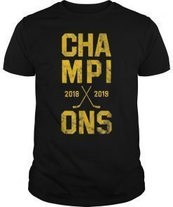 St Louis Gloria Blues Champions 2019 T-Shirt
