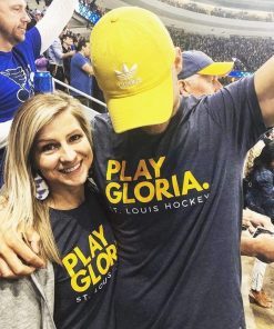 Stanley meet Gloria Saint Louis STL Hockey - Play Gloria Unisex Shirt